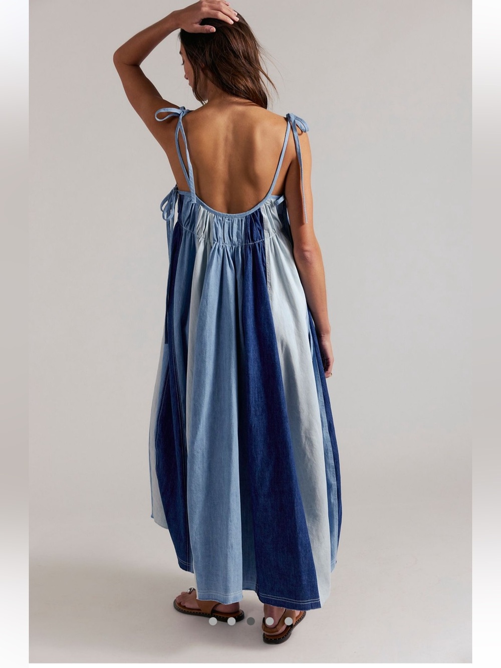 Free people denim dress - Picture 3 of 9